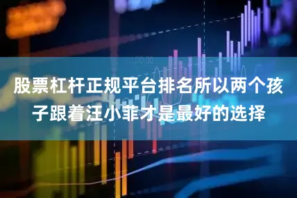 股票杠杆正规平台排名所以两个孩子跟着汪小菲才是最好的选择